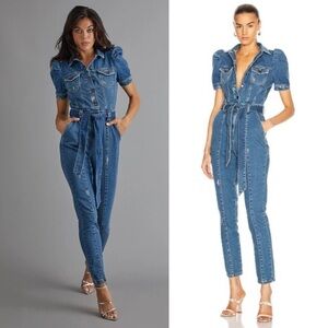 Retrofete Indigo Denim Jumpsuit